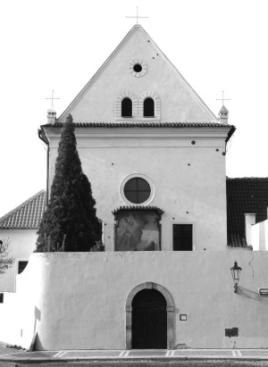 Kapucnsk kostel P. Marie Andlsk na Hradanech, v krypt pod nm byl Jakub Fontana pohben, byl tehdy novostavbou. Kapucni pili do ech r. 1599, toto msto dostali r. 1600, kostel si stavli sami a dokonen byl roku 1602.
